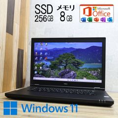★完動品 高性能6世代i3！SSD256GB メモリ8GB★VK23LA-Y Core i3-6100U Win11 MS Office2019 Home&Business ノートパソコン★P88112