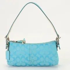 COACH コーチ　アクセサリーポーチ　6371 ショルダーバッグ タッセル COACH コーチ シグネチャー アクセサリーポーチ ブラウン 6371