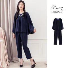 ママスーツ 母 ママ 結婚式 大きいサイズ パンツドレス セットアップ パーティードレス ドレス 2点セット セット 半袖 パーティー フォーマル スーツ お呼ばれ 披露宴 二次会 shff807