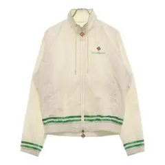 CASABLANCA (カサブランカ) Laser Detail Track Jacket レーサーディテール トラックジャケット ホワイト/グリーンのサムネイル