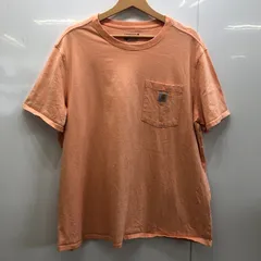 Carhartt/カーハート ポケットTシャツ 半袖 Tシャツ ワンポイント オーバーサイズ ビッグサイズ グアテマラ製 メンズ 2X サーモンピンク