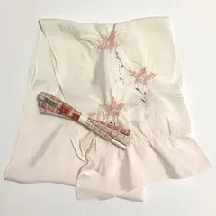 一点限り　帯揚げ 帯締め 2点セット まとめ売り 夏物 絽 花柄 正絹 和装小物 小紋 色無地 付下げ訪問着 　AS0184