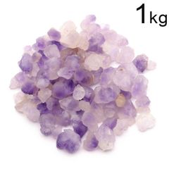 アメジスト エレスチャル ポイント さざれ石 1kg まとめ売り お得 研磨無し ナチュラル AA ブラジル産 本物 天然石 パワーストーン 浄化グッズ ネイルパーツ 材料 レジンパーツ