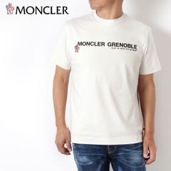 25SSモデル モンクレール MONCLER GRENOBLE グルノーブル コーディネート+オンドリ Tシャツ【オフホワイト】 8C00001 89AW1 041/【2025SS】m-tops