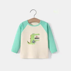 ☆ J ☆ 110cm ☆ キッズＴシャツ コットン Ｔシャツ キッズ コットン 長袖 ロングＴシャツ tシャツ ロングtシャツ ロンT 長袖Tシャツ 子ども服 子供服 ロング 綿 プリント 子供 子ども こども 吸湿性 放湿性 肌触りが良い 男の子 女の子