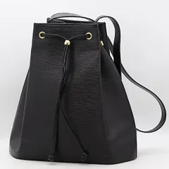 未使用品　ニナリッチ　黒　レザー　レディース　ワンショルダー　巾着バッグ 　KRH　2000000 NSK