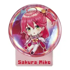 【中古】グッズセット さくらみこ 「バーチャルYouTuber ホロライブ hololive SUPER EXPO 2023開催記念缶バッジ＆スタンドA」