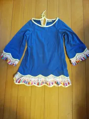 fafa　フェフェ　スワン柄　ワンピース　110