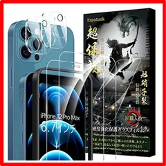 【匿名配送】iPhone12 Pro Max iPhone12 Pro Max ガラスフィルム 2枚＋ iPhone12 Pro Max カメラフィルム 2枚【