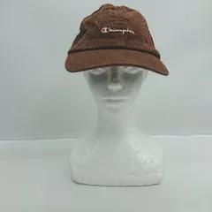 ◇ Θ Champion チャンピオン シンプル　ロゴ　コーデュロイ キャップ ブラウン系 サイズF メンズレディース E  【1505290005326】