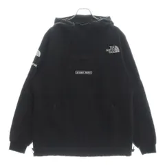 SUPREME (シュプリーム) 16SS × THE NORTH FACE STEEP TECH SWEAT SHIRT ザノースフェイス スティープ テックスウェットシャツ ブラック NT016021