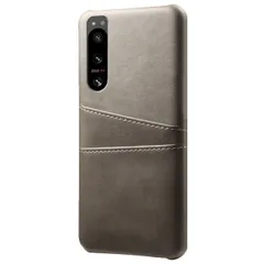 Xperia 5 IV ケース SO-54C SOG09 A204SO エクスペリア5 マーク4  カード収納 レザー スマート ケース 【Color】 グレーのサムネイル