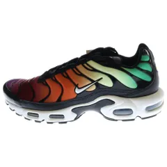 NIKE (ナイキ) WMNS AIR MAX PLUS BLACK/WHITE-VIOTECH-TEAM RED ウィメンズ エアマックスプラス ローカットスニーカー シューズ レッド US12/29.0cm DZ3670-001