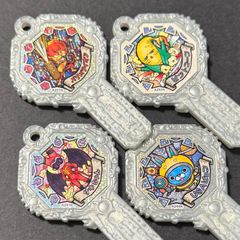 新品★妖怪アーク★妖怪ウォッチ☆4本セット　サキちゃん　USAピョン　メラメライオン　ピントコーン