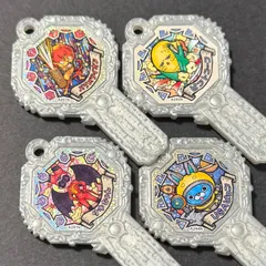 新品★妖怪アーク★妖怪ウォッチ☆4本セット　サキちゃん　USAピョン　メラメライオン　ピントコーン