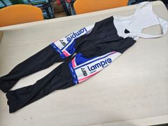 ■ Santini Lampre ISD size:L Santini Lampre Team Replica Bib Tights, Fleece Lined, Road, Cross, Mini Velo. Shipping available for combined orders!! ZW223 T-1052