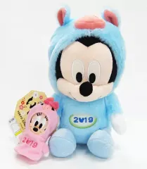【中古】ぬいぐるみ ベビーミッキー(亥) 干支ぬいぐるみ2019 「ディズニー」 東京ディズニーリゾート限定
