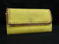 STELLA McCARTNEY ステラ マッカートニー ファラベラ エコレザー 二つ折り 長財布 ウォレット レディース イエロー系 DJ0295