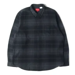 Supreme シュプリーム シャツ サイズ:L / 23SS シャドーチェック ボタンダウン フランネル シャツ (Shadow Plaid Flannel Shirt) / ブラック グレー / トップス カジュアルシャツ 長袖【メンズ】【中古】のサムネイル