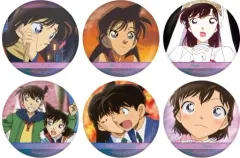 【中古】バッジ・ピンズ 全6種セット 「名探偵コナン 場面写トレーディングホログラム缶バッジ 毛利蘭」