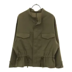 キャストアナ 三陽商会 長袖 スタンドカラー ジャケット S カーキ CAST:ANNA レディース 古着 【240416】