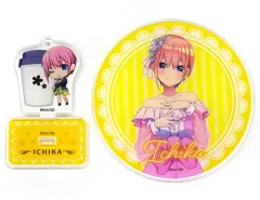 【中古】雑貨 中野一花 ミニアクリルスタンドマスコット+アクリルコースターセット 「五等分の花嫁∬×ローソン」 Loppi・HMV＆BOOKS online限定
