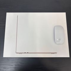 ▪️MacBook Air 15インチ 512GB SSD 16GB  スターライト Appleマウス付き マックブックエアー MXD33J/A