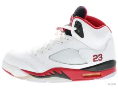 【US12】  AIR JORDAN 5 RETRO FIRE RED BLACK TONGUE 2013 136027-120 【新古品】