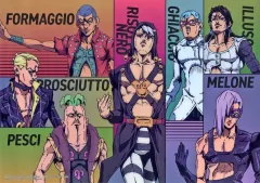 【中古】クリアポスター A3クリアポスター 集合(暗殺チーム) 「一番くじ ジョジョの奇妙な冒険 GOLDEN WIND」 L賞 