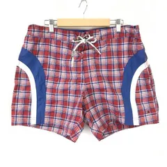 トミーヒルフィガー/TOMMY HILFIGER★水着/スイムトランクス【メンズM/赤/red】海パン/サーフパンツ/クリーニング済/ズボン◆cBH664<sale>