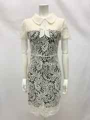 1355 dazzy store デイジーストア　キャバクラ　ドレス　総レース　リボン　シアー　キャバドレス　M