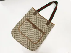 ◆GUCCI オールドグッチ トートバッグ 鞄 シェリーライン GG柄 ベージュ ヴィンテージ ユニセックス 小物 ファッション (他269)