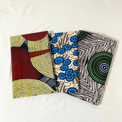 はぎれ 8番、14番、21番 現品限り 布 まとめ売り ハギレセット アフリカン生地 カラフル  [Cセット]