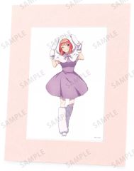 [중고] 종이제 보드·플레이트 나카노 니노(동물도 코모코 옷구르미 ver.) 신작 캐릭터 파인 매트 [영화 오등분의 신부]