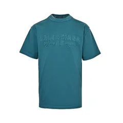 【今日特価】Balenciaga 25ss 貼布文字反縫破れ T シャツ