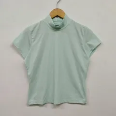 ESPRIT エスプリ ハイネック ナイロン 半袖 カットソー テック Y2K 古着 VINTAGE レディース サイズ S LF187のサムネイル