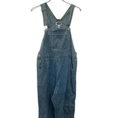 デニム オーバーオール L ブルー サロペット コットン ワークウェア カジュアル アメカジ 古着卸 アメリカ仕入 a707-5674