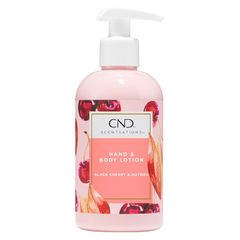 CND センセーション ハンド&ボディローション ブラックチェリー&ナツメグ 245ml 若々しいブラックチェリー&ナツメグの甘酸っぱい香り