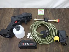 ジャンク品 高圧洗浄機 充電式 SLW コードレス 高圧 洗浄器 ハンディウォッシャー 通電確認済 ガンが折れてます