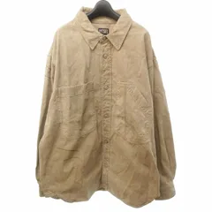 ディーゼル DIESEL 大きいサイズ カバーオール ワークジャケット ヴィンテージ加工 コットン ベージュ XL 0509のサムネイル