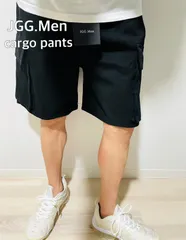 JGG.Men ジェギングメン　ハーフパンツ　カーゴパンツ　デニムハーフパンツ　ストリート　ヒップホップ　ukドリル