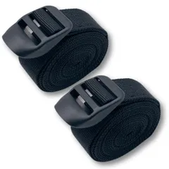 [HYmish]荷物固定ベルト 荷締めベルト 荷締バンド ラッシングベルト 梱包バンド 固定ベルト スーツケース バンド バイク 自動車 2巻セット 2m [2m]