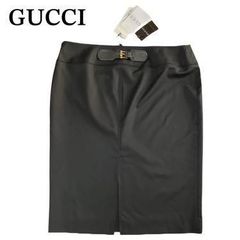 GUCCI 美品✨グッチ ボルドー ベロアスカート イタリア製 38 - メルカリ