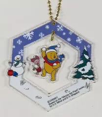 【中古】置物・装飾品 くまのプーさん アクリルオーナメント 「ディズニー クリスマスオーナメントくじ 2022」 アクリルオーナメント賞