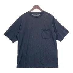 COMOLI ウールTシャツ　ネイビー　サイズ3 ピンクタグ COMOLI ウールTシャツ ネイビー サイズ3 ピンクタグ - メルカリ