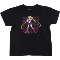 헌 옷 SAILOR MOON 미소녀 전사 세일러 문 츠키노 토끼 애니메이션 캐릭터 프린트 T 셔츠 남성 L 상당 / eaa578367