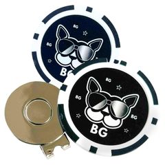 BooGolf ゴルフ マーカー マグネット 【パットが入る魔法のマーカー2枚】 ゴルフマーカー マグネット付き ゴルフボールマーカー ゴルフ小物