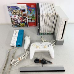 wii 本体一式 ソフト2本 タタコン ハンドル すぐ遊べるセット - メルカリ