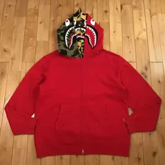 2025年最新】APE シャークパーカー 赤の人気アイテム - メルカリ