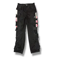 国内正規 BALENCIAGA 21AW Slashed Loose Fit Pants スラッシュ
